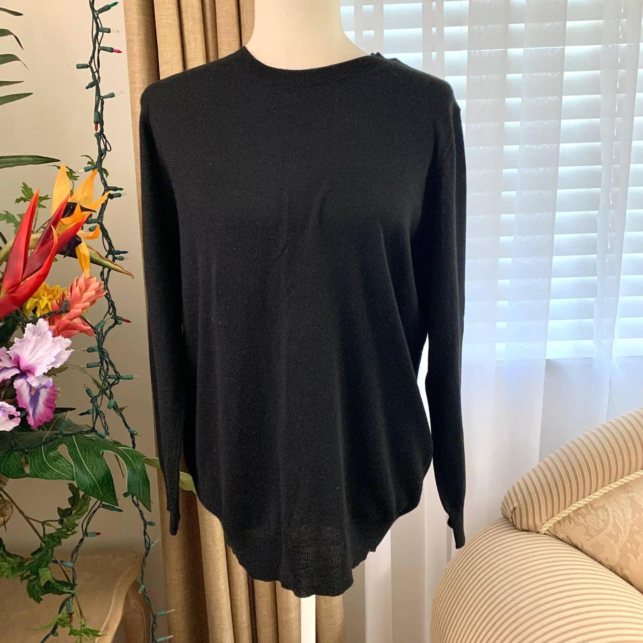 NWT Zara Crew Neck Fine Knit Wool Blend Sweater... Depop