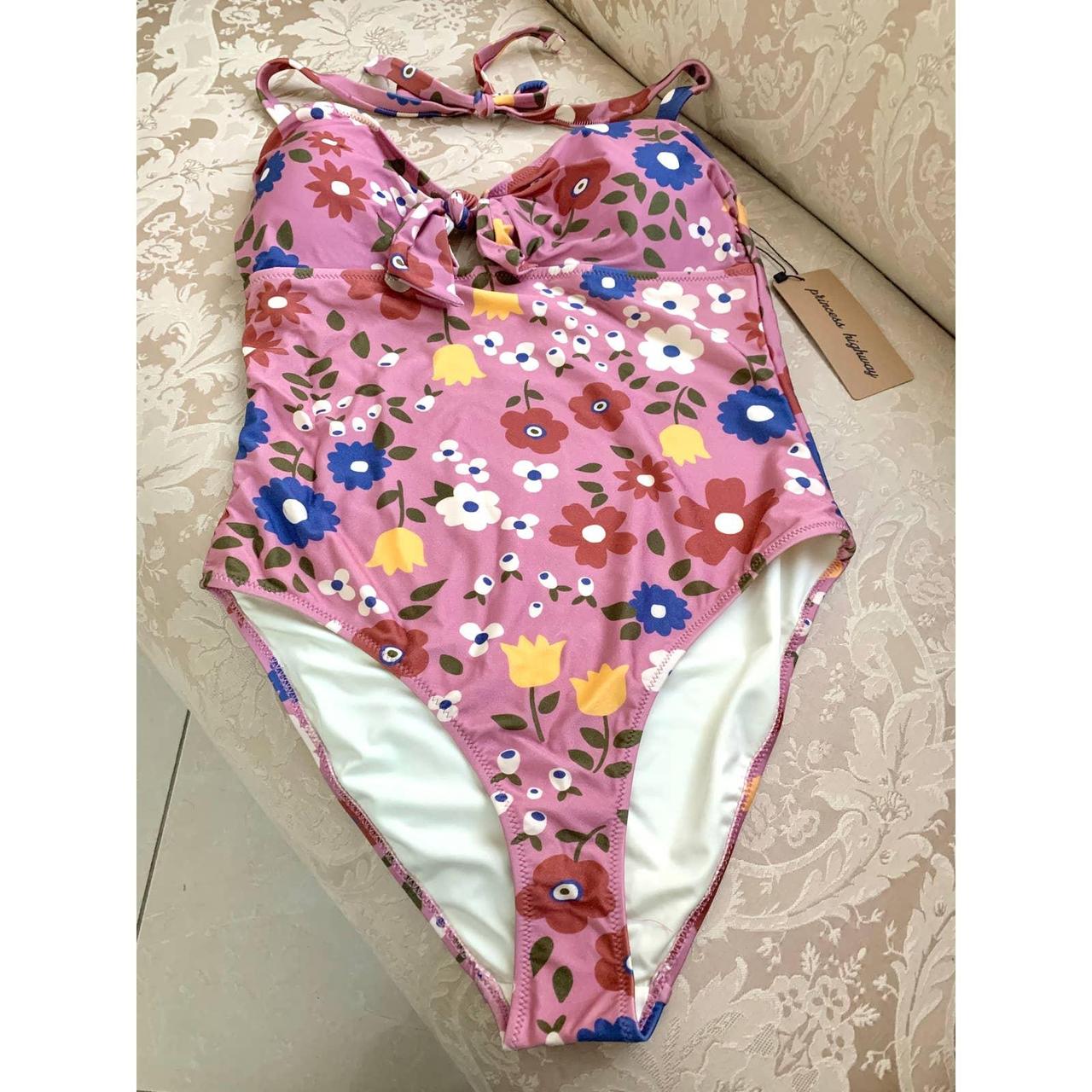 NWT ModCloth x Princess Highway Tie-Front One-Piece - Depop