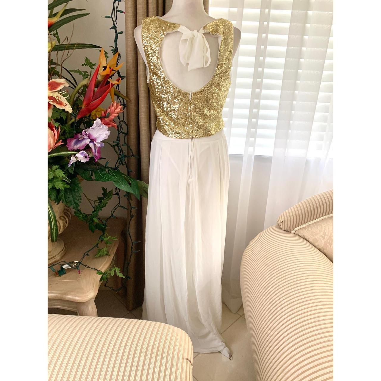 B darlin gold dress best sale