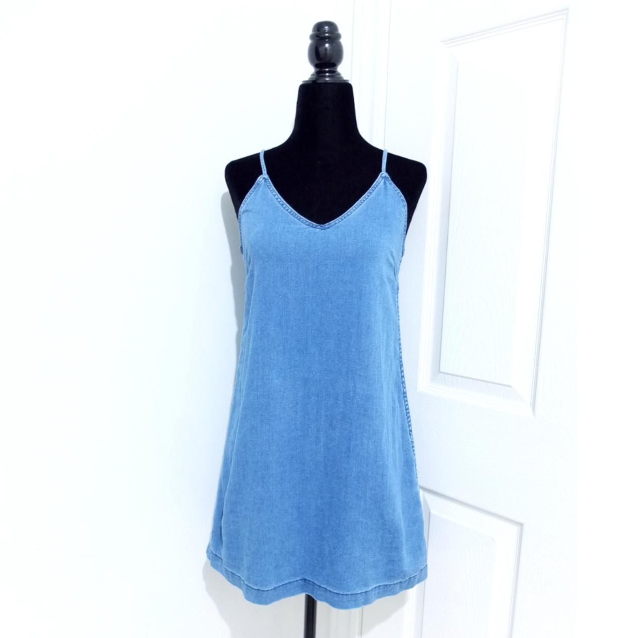 Aritzia Wilfred Free Vivienne denim mini dress. Size