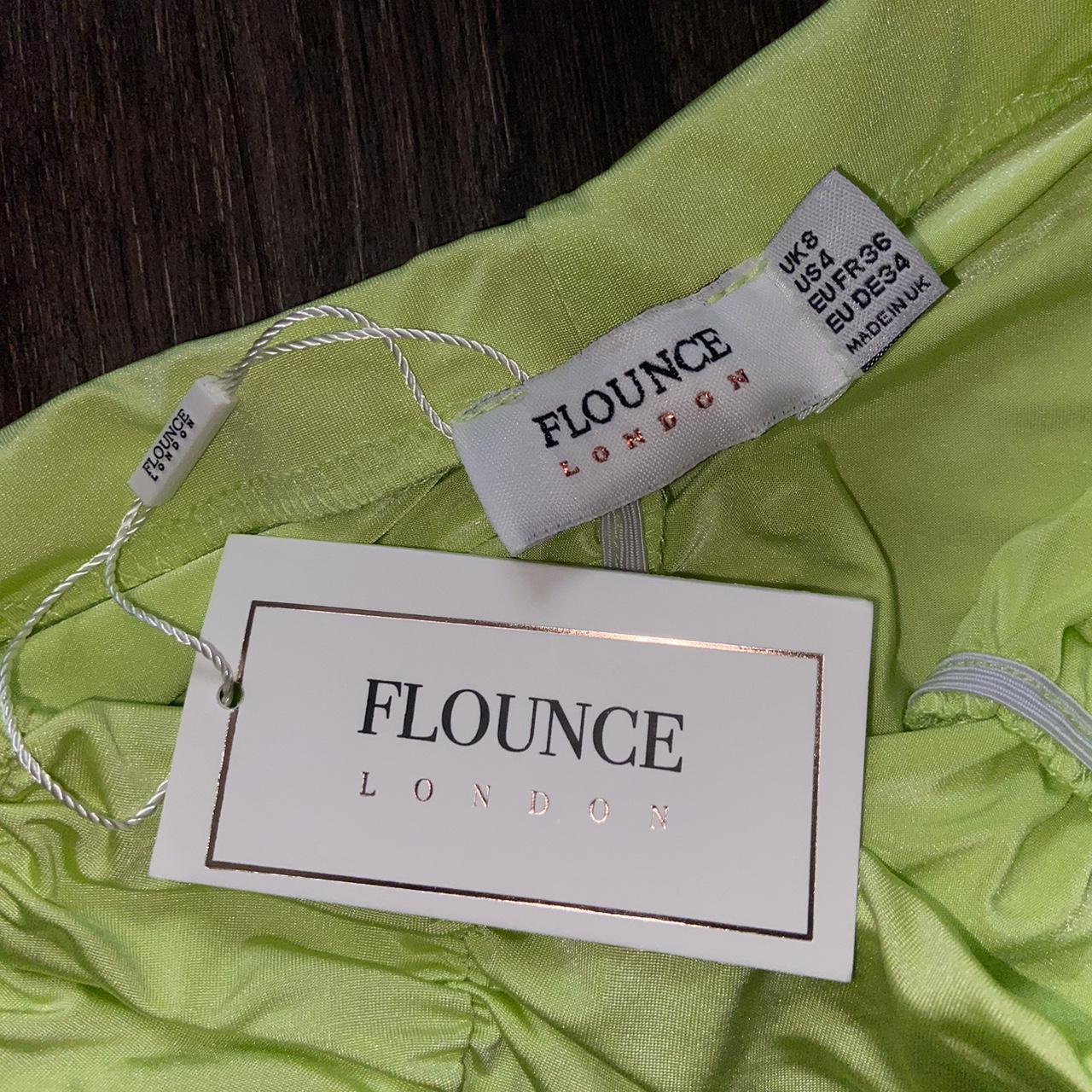 Flounce London Women's Green Skirt (3)