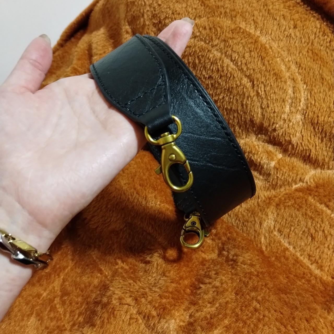 Fossil Faux Leather "Guitar Strap" Style Crossbody... Depop