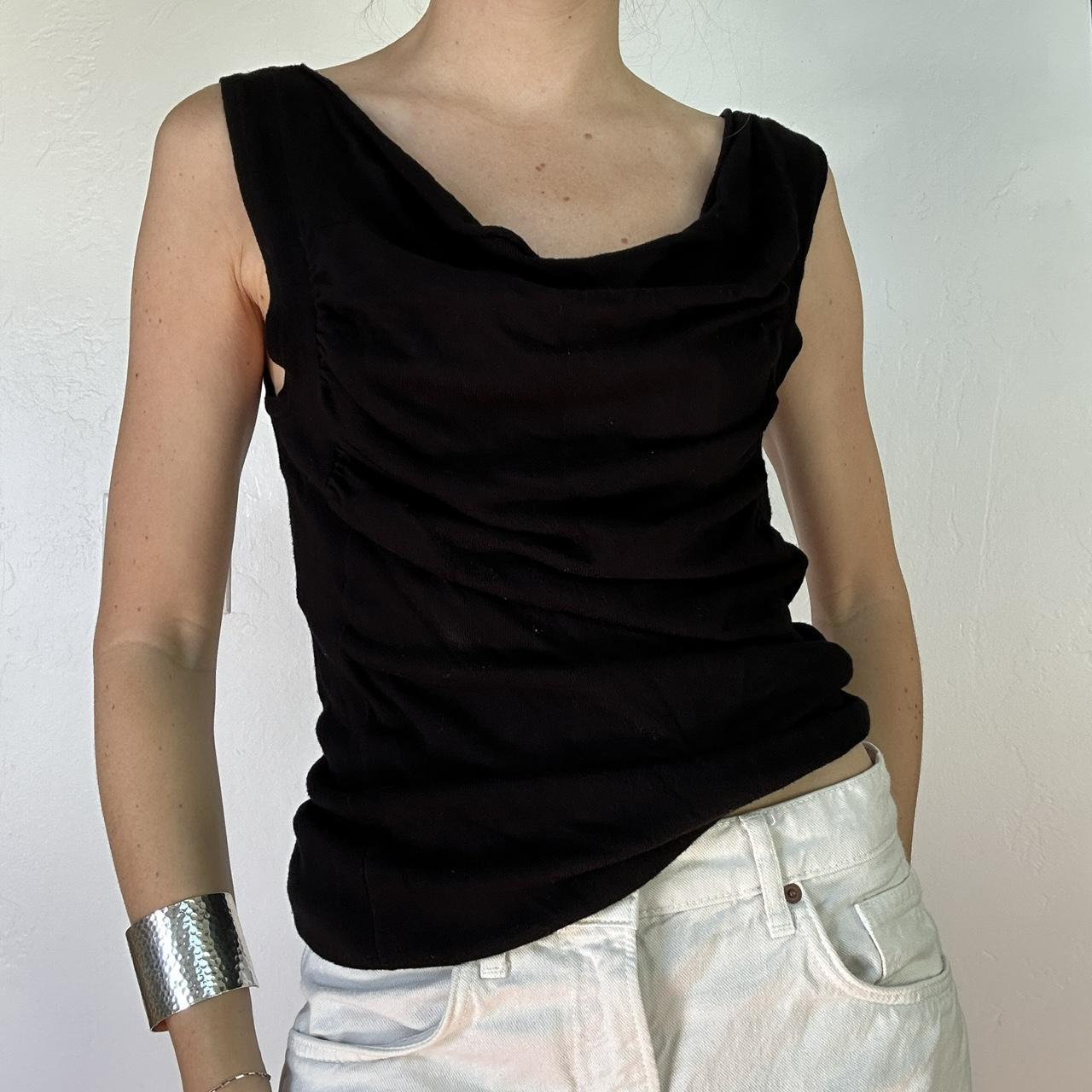 Cache Women's Tank top - Black - M – Caché black … - image 1