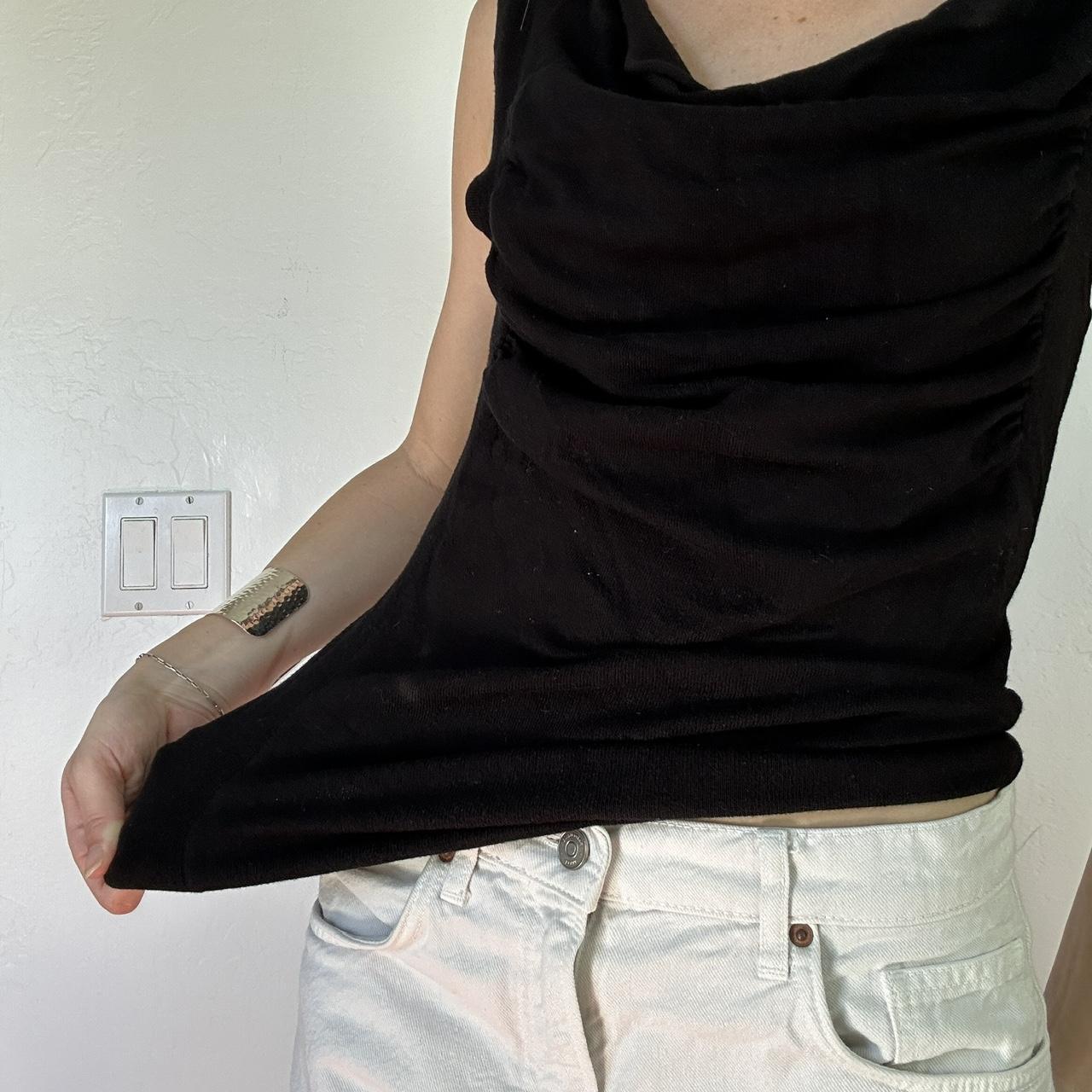 Cache Women's Tank top - Black - M – Caché black … - image 2