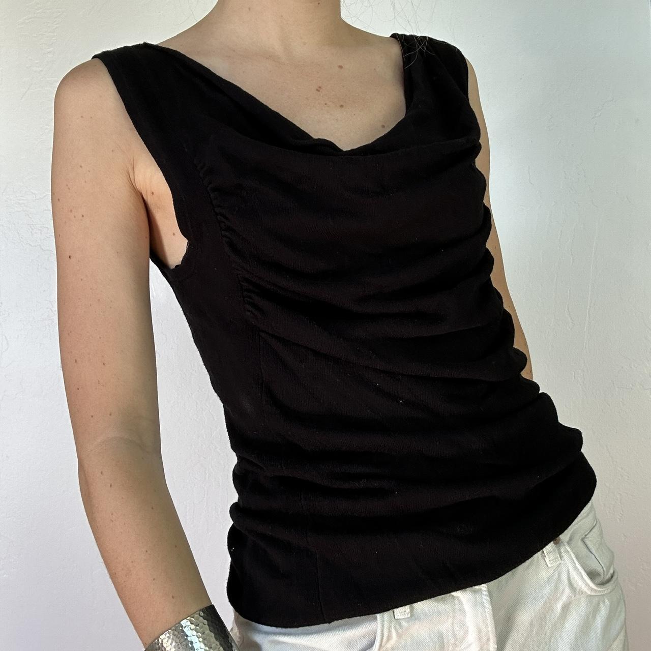 Cache Women's Tank top - Black - M – Caché black … - image 3