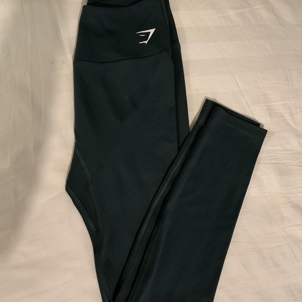 Dark Green Gymshark Leggings… fall gym essentials.... - Depop