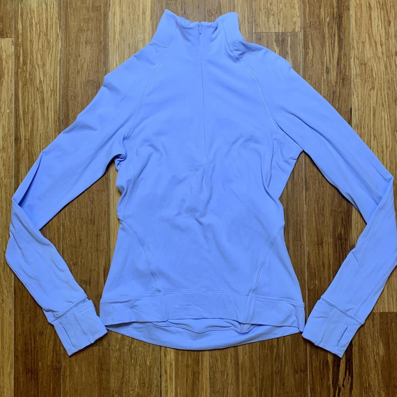 Lululemon Outrun the Elements 1/2 Zip - Misted Jacquard