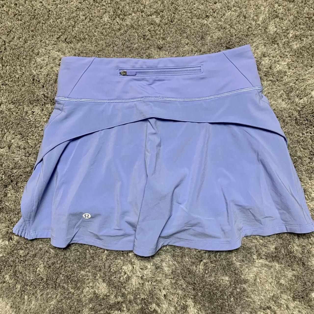 LULULEMON Play Off selling The Pleats Skirt - Hydrangea Blue