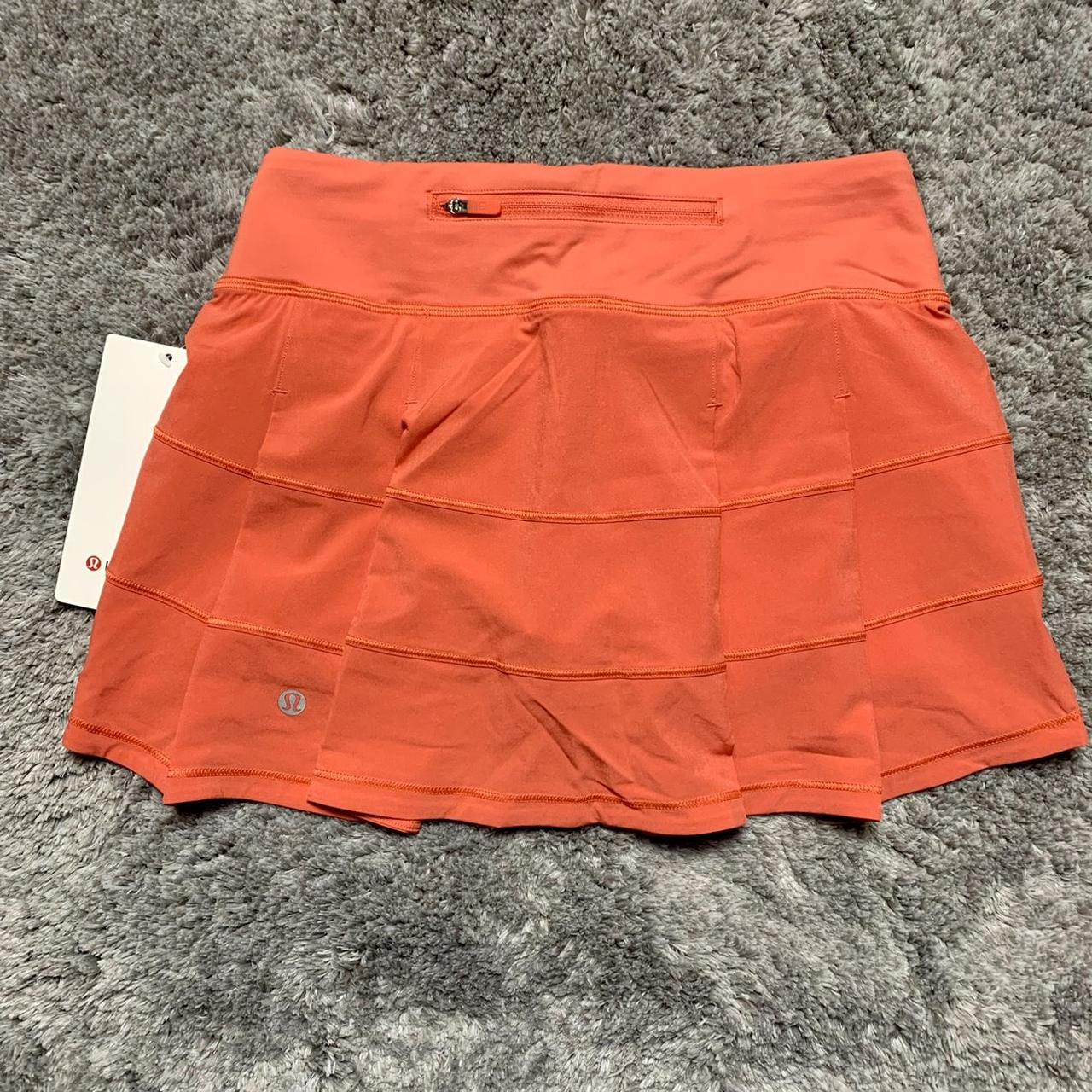 Skirt Lululemon Orange size 4 US in Polyester - 27236988