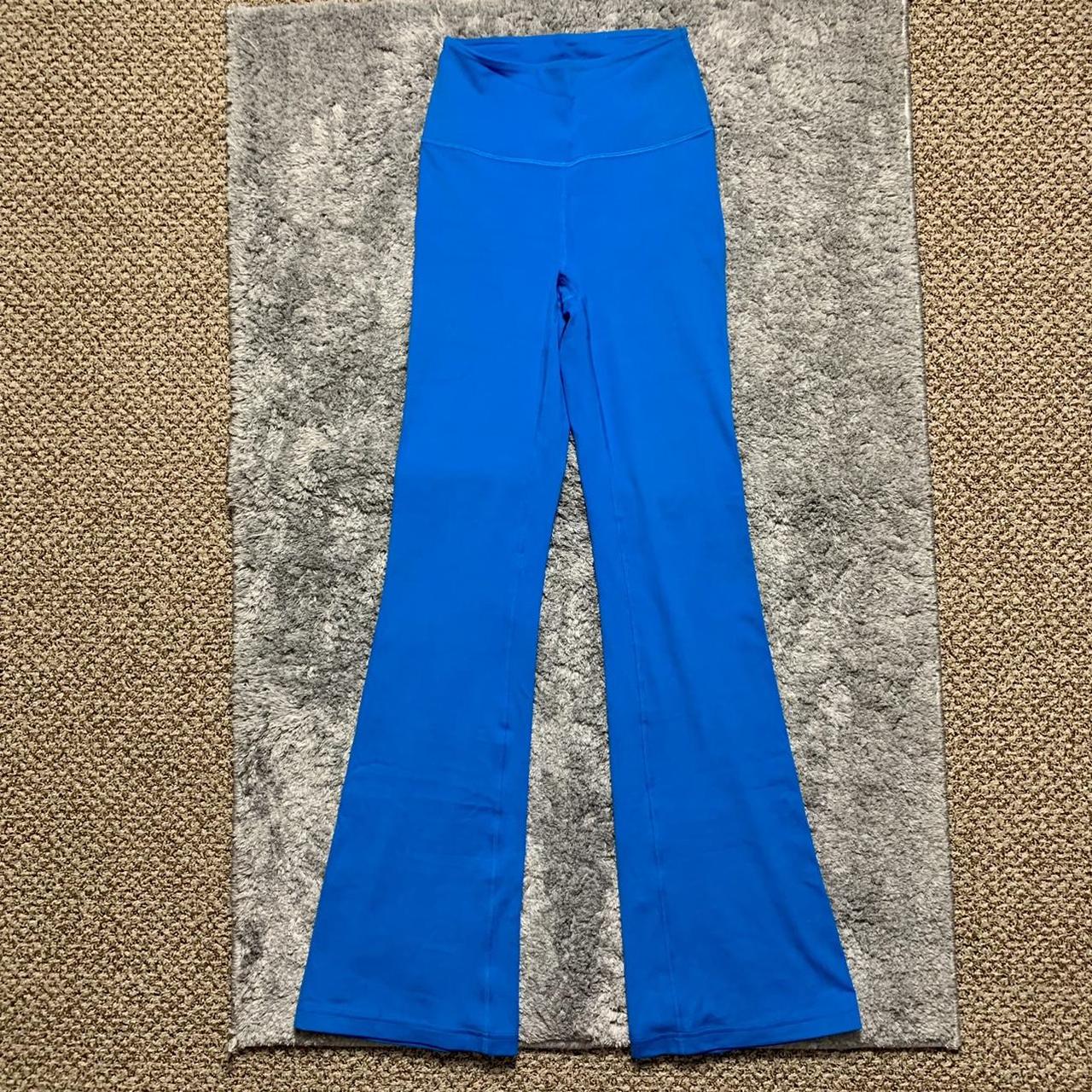 Lululemon Groove Super-High-Rise Flared Pants *Nulu Poolside Blue