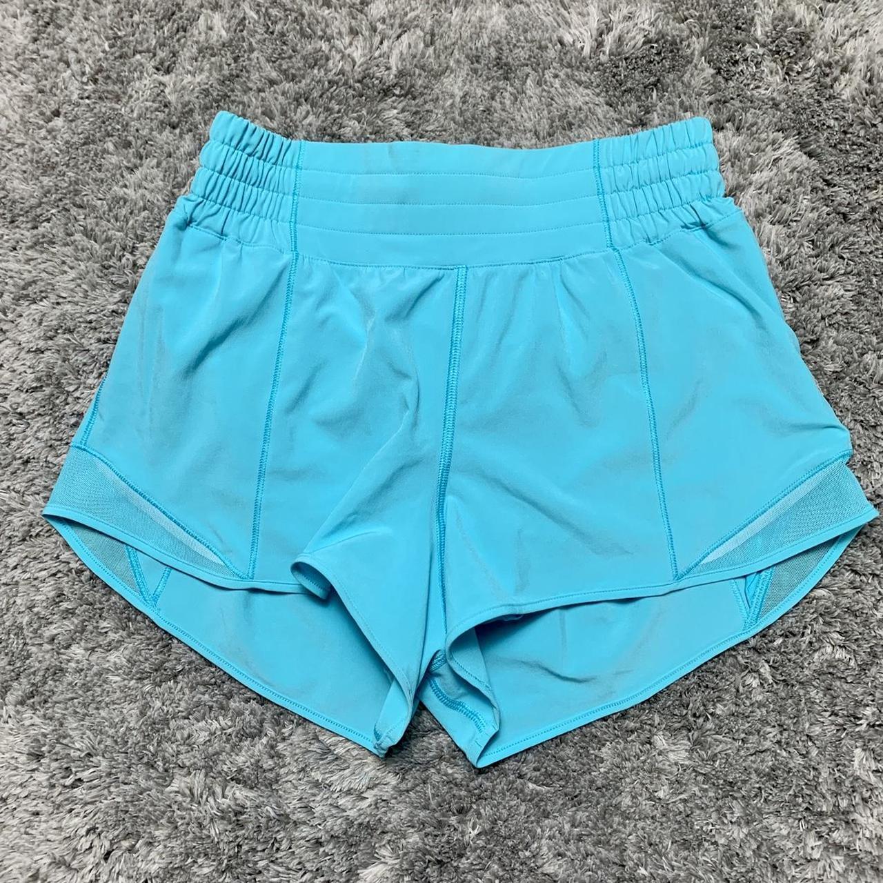 Lululemon Hotty Hot Shorts 2.5 Inch Light Blue  Hotty hot shorts, Lululemon  hotty hot shorts, Womens shorts