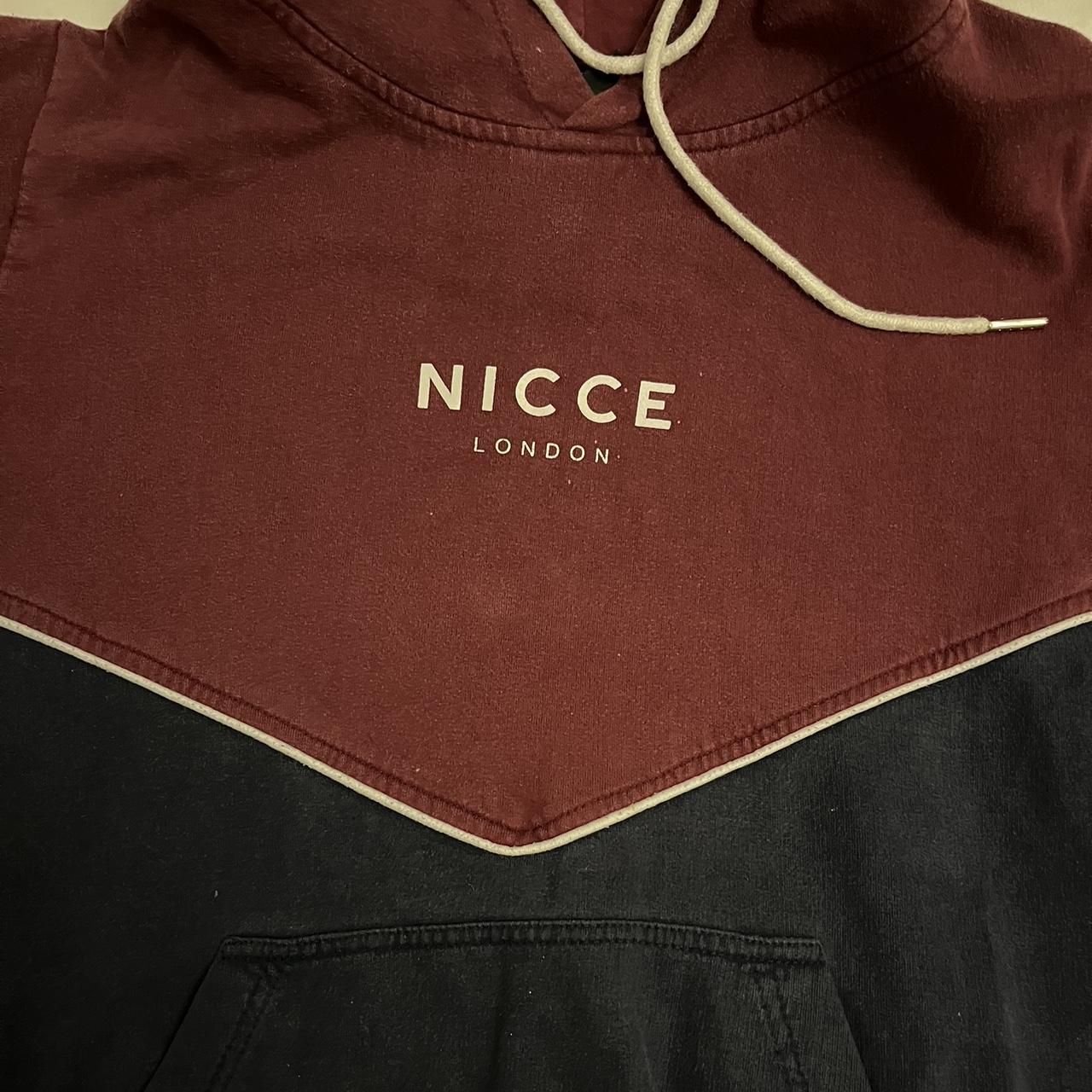 Nicce best sale hoodie burgundy