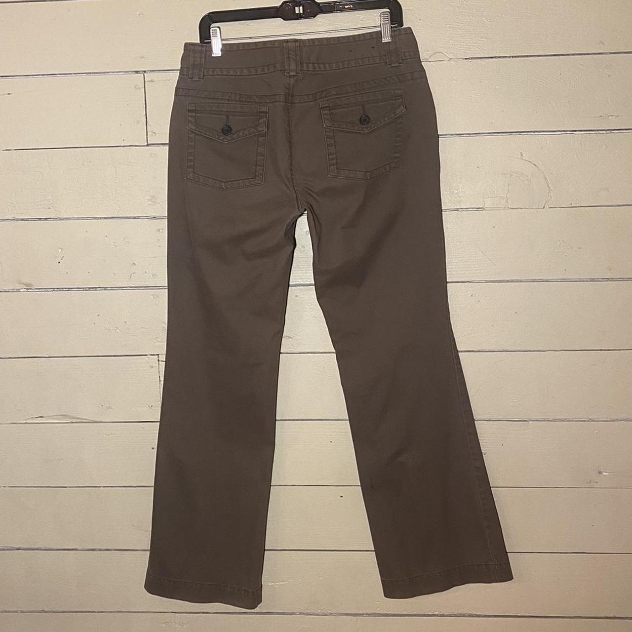 banana republic brown bootcut pants mid rise - Depop