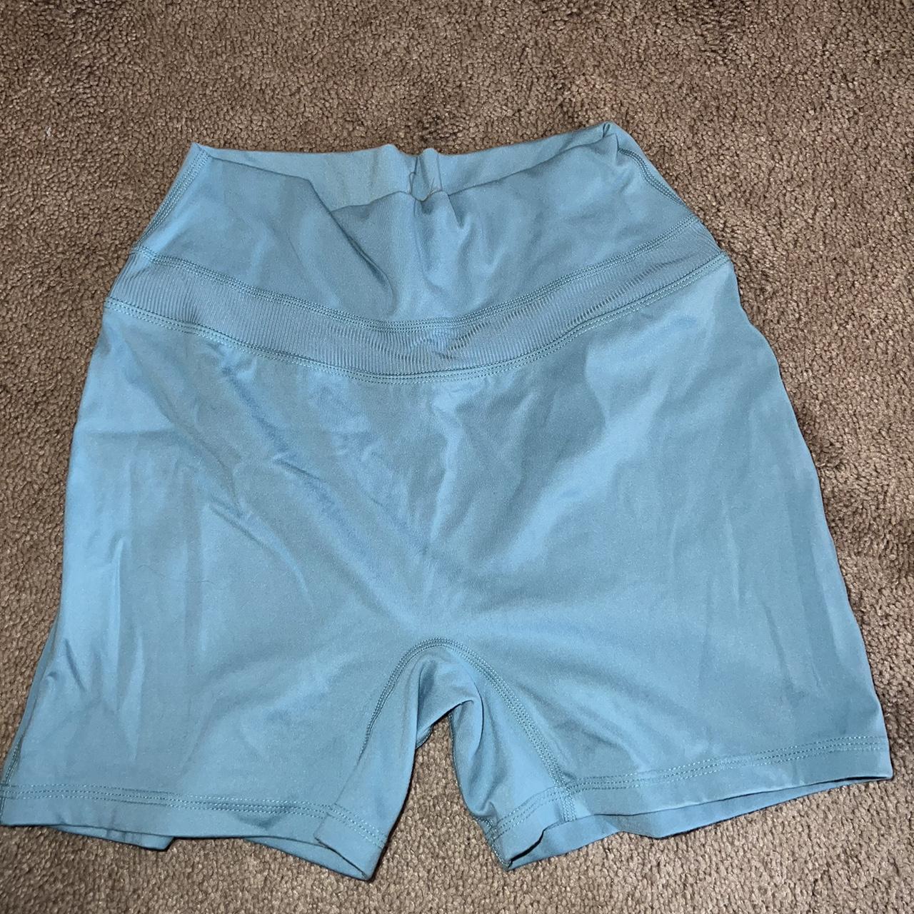 Alphalete Women's Blue Shorts | Depop