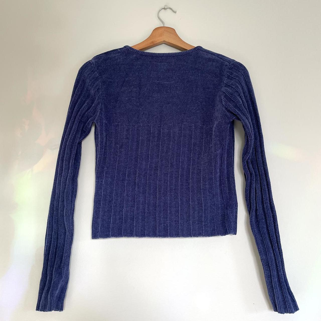 Women's Blue and Purple Cardigan | Depop