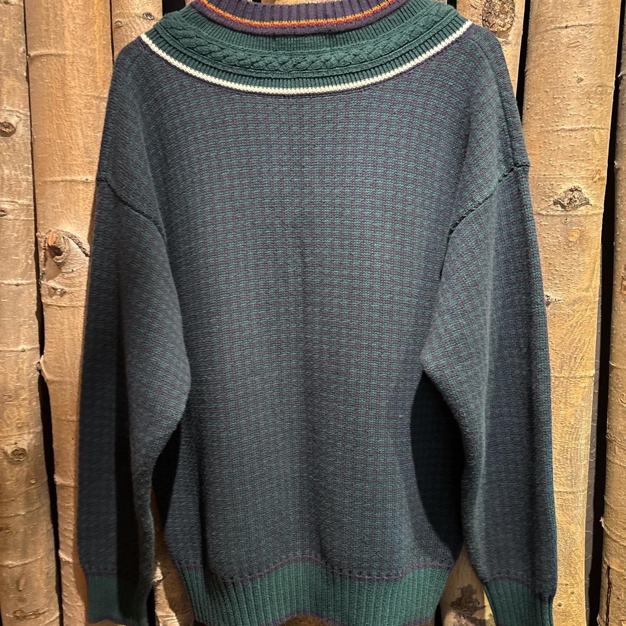 GANT Men's Sweater - Multi/Green - L – Grant 100%… - image 4