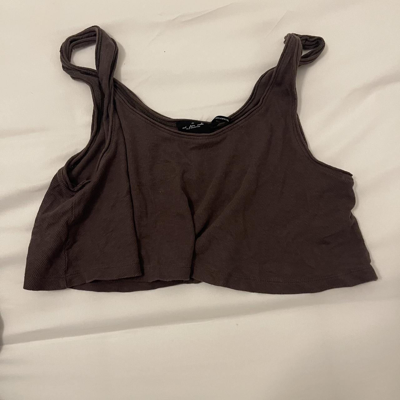 Urban Outfitter out from under brown flowy tank... - Depop