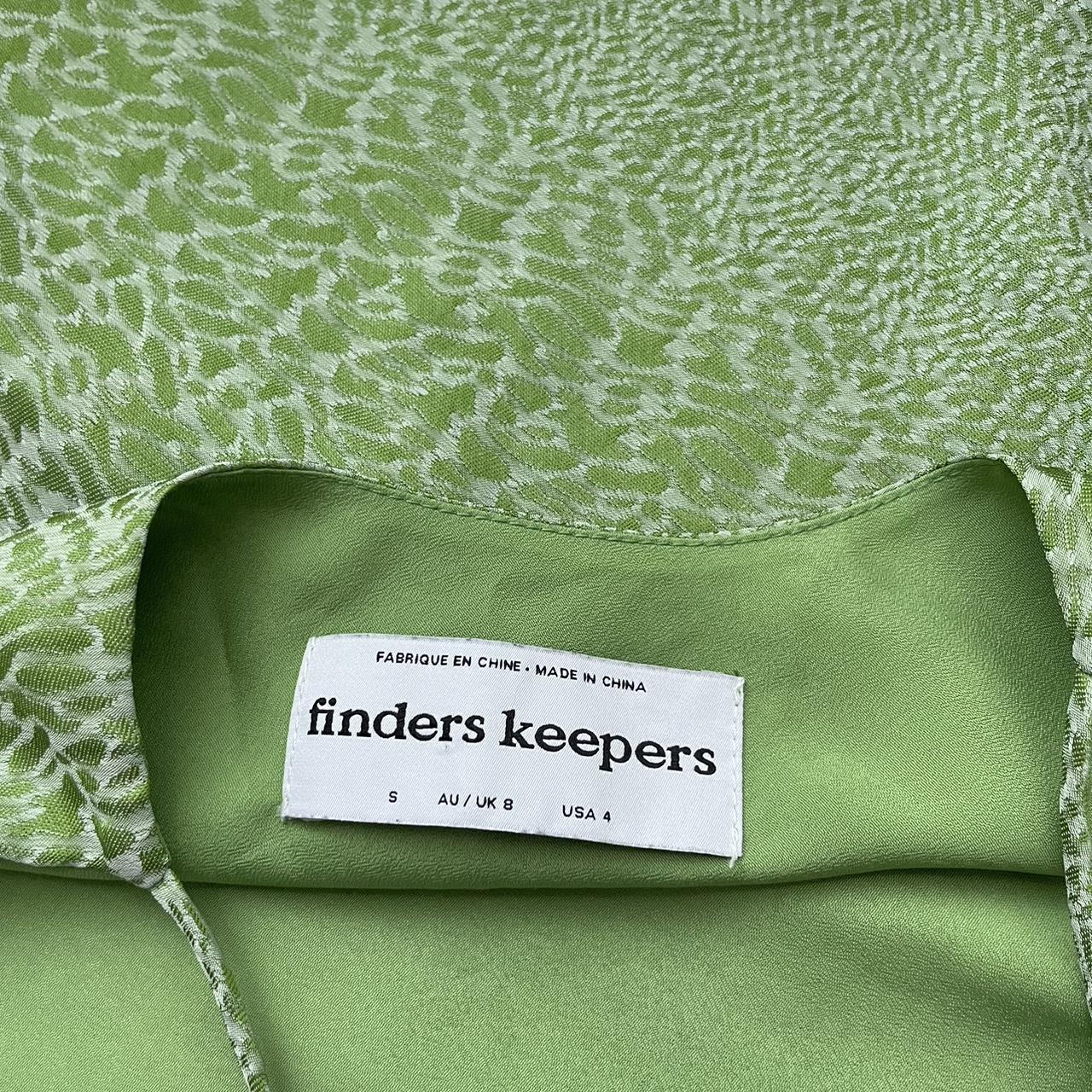 Finders Keepers Women's Green Blouse (3)