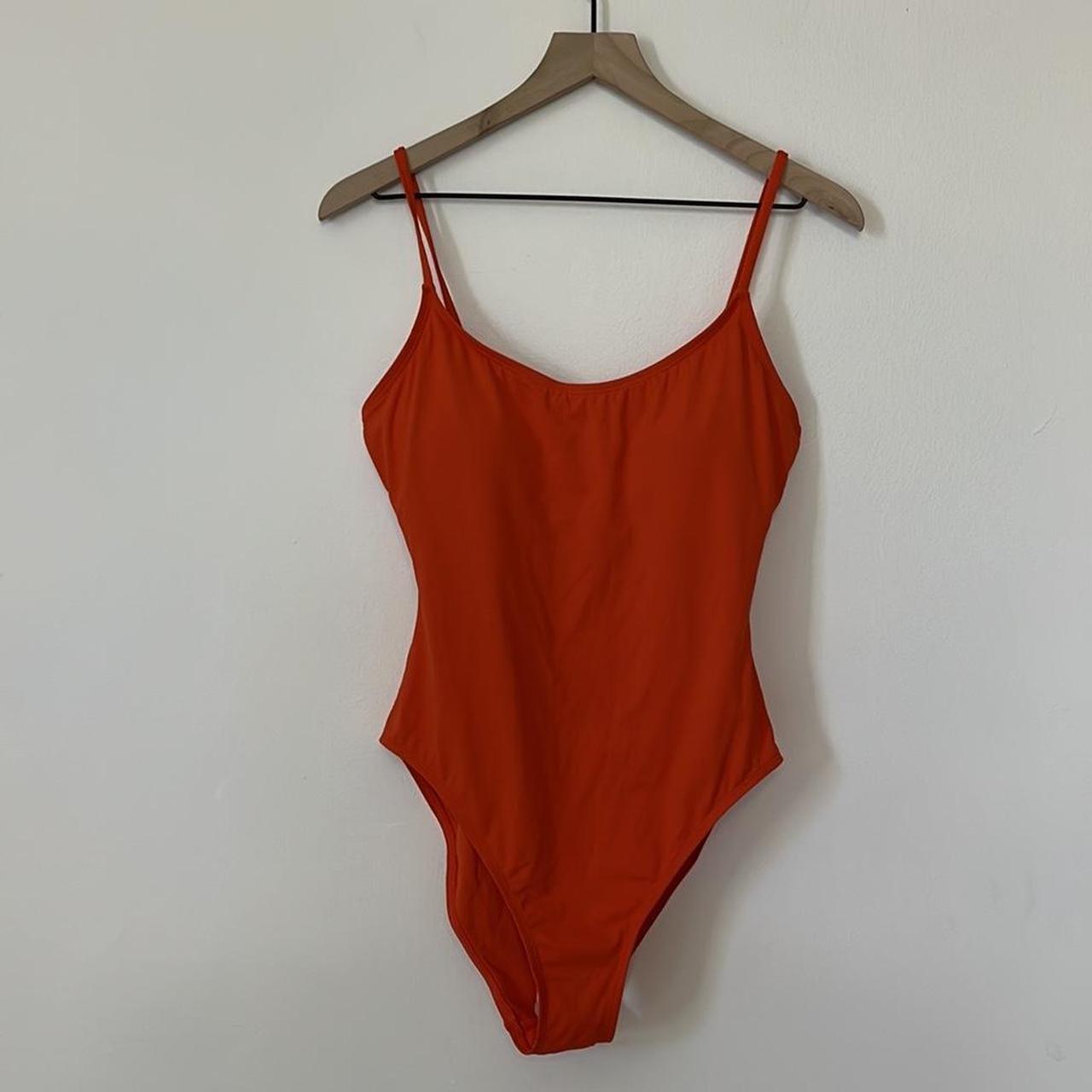 Women's Red Swimsuit-one-piece | Depop