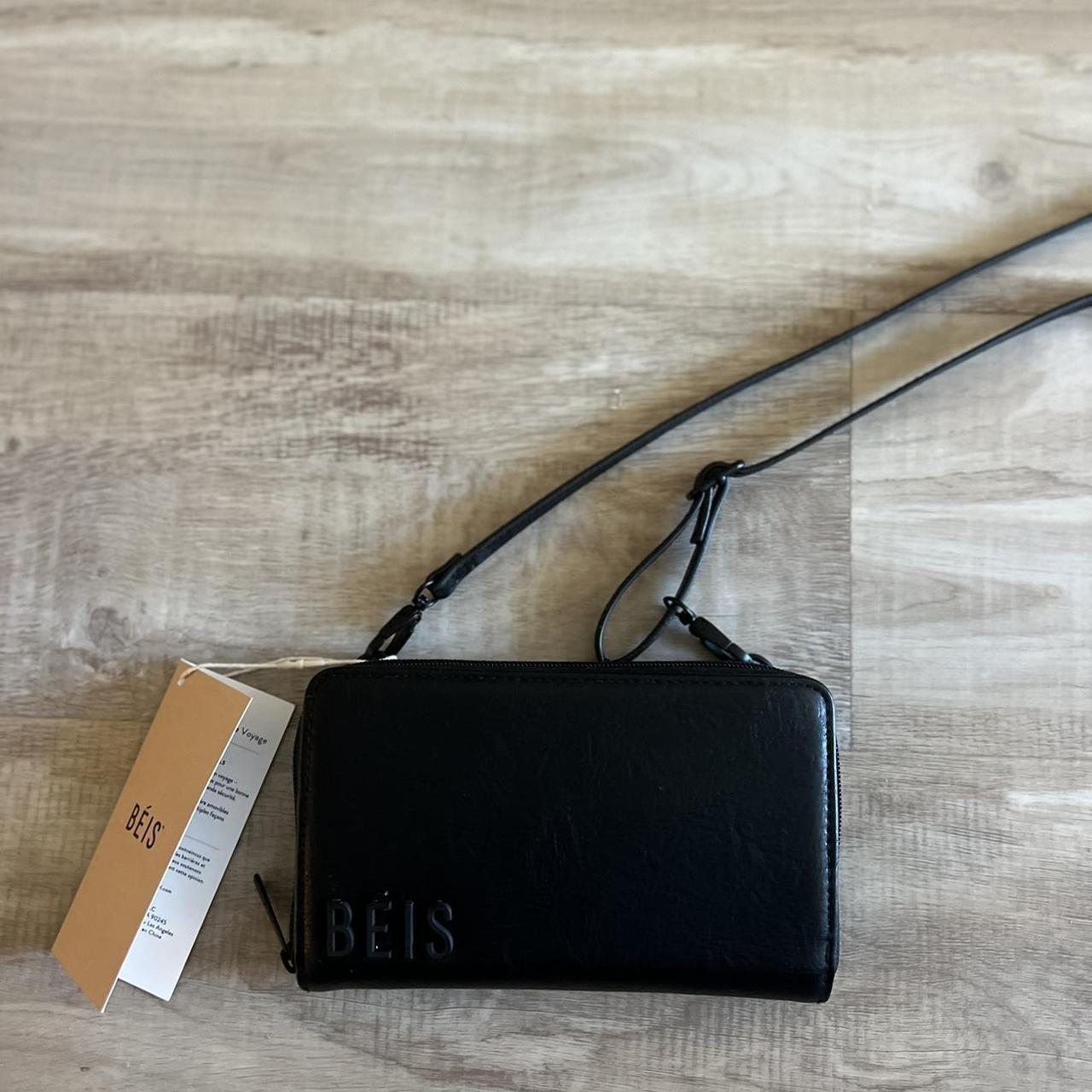 small black Beis travel wallet & bag Depop