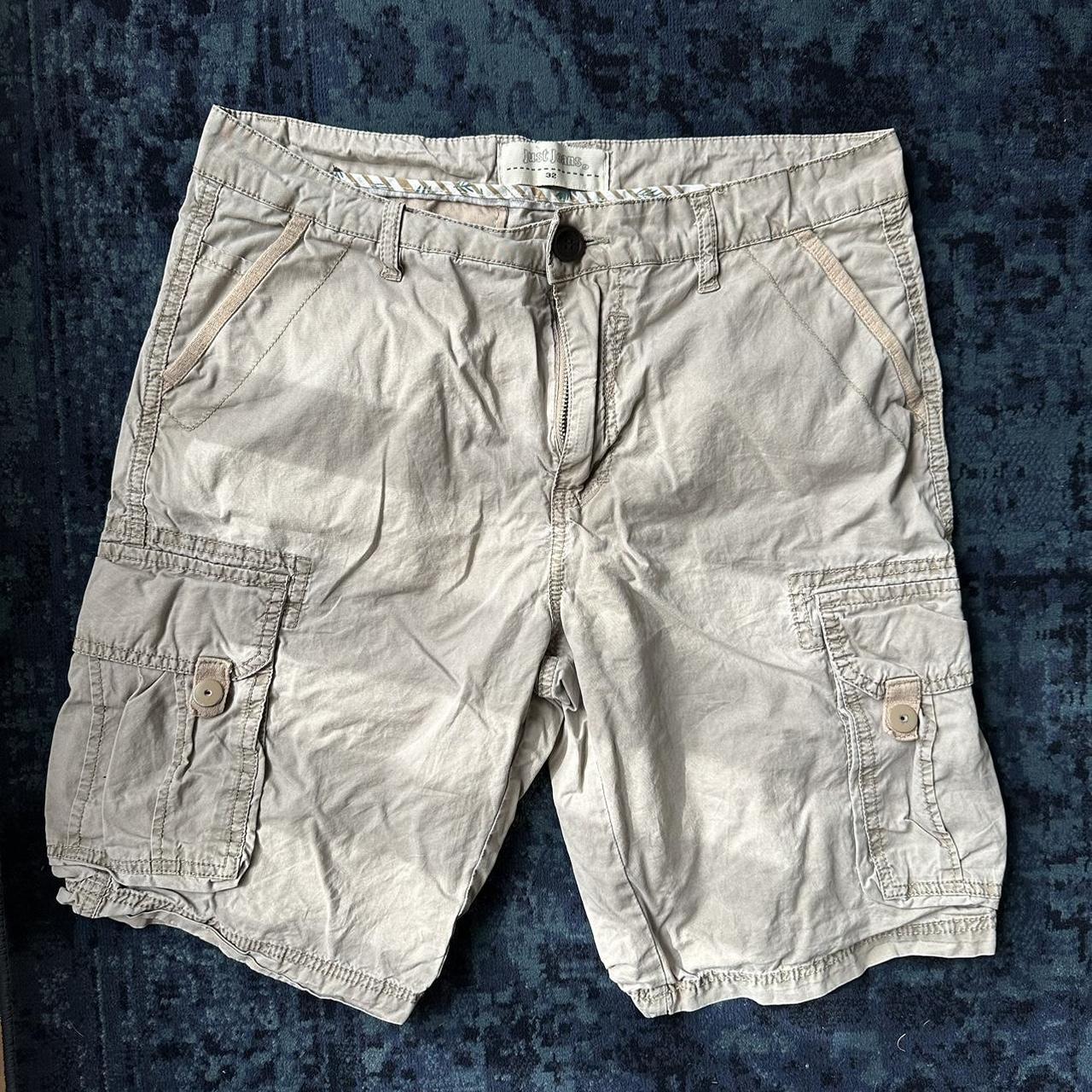 vintage just jeans cargo shorts. perfect baggy low. Depop