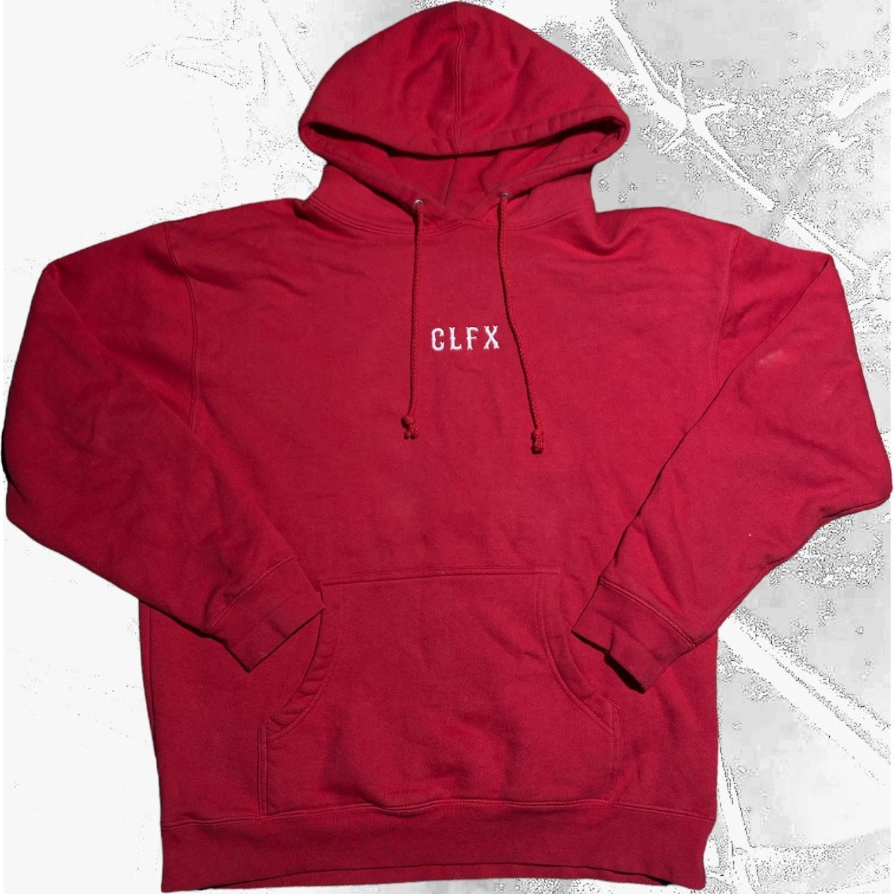 Supreme Men's Red Hoodie Depop