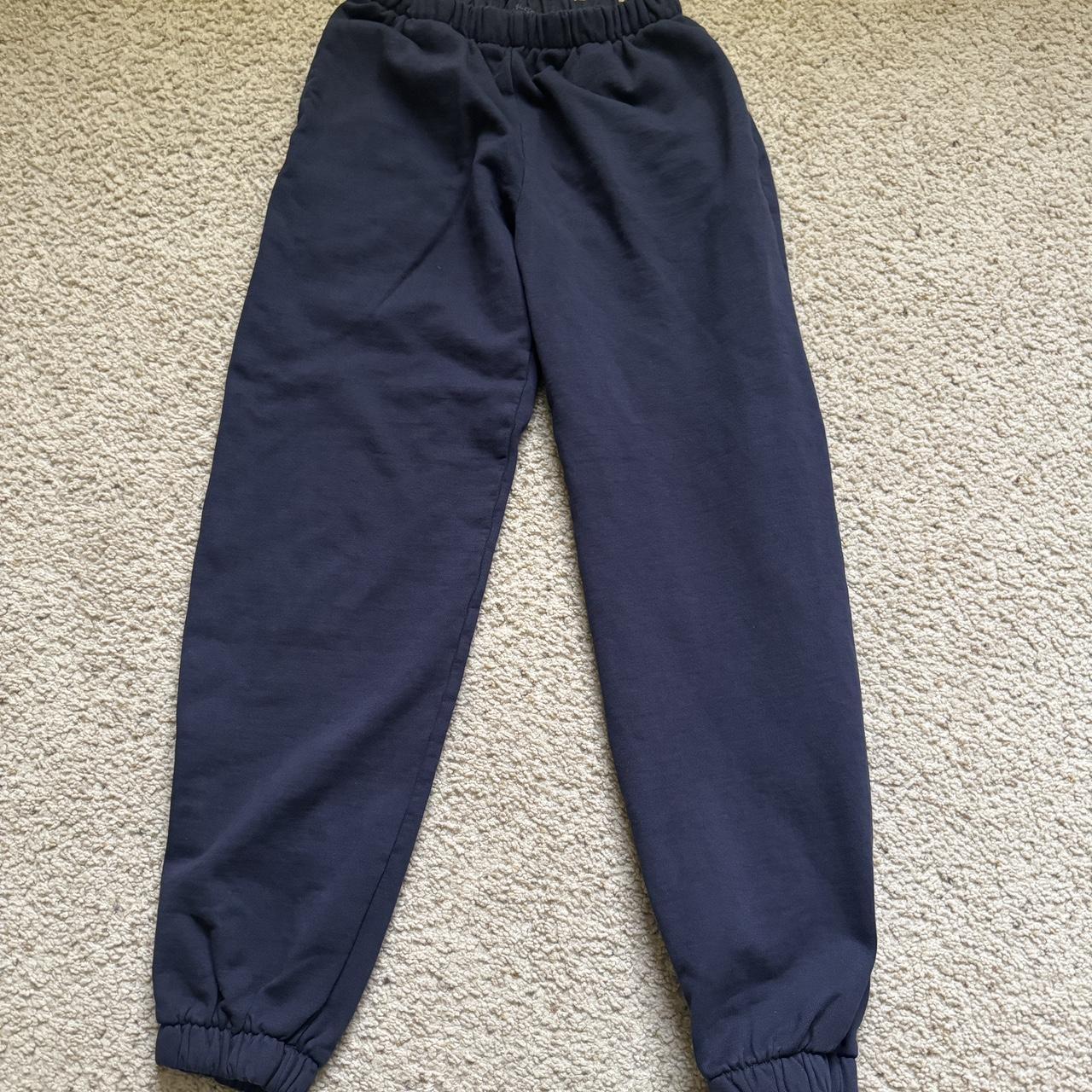 navy blue brandy melville sweatpants Depop
