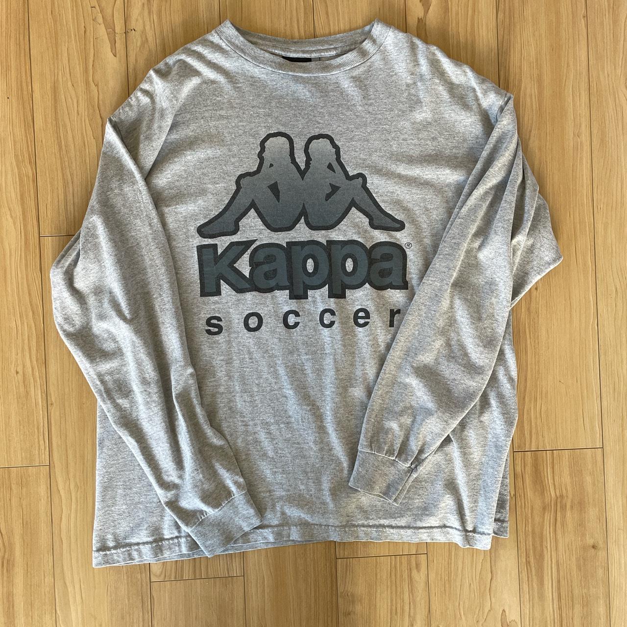 Vintage 90's Kappa Soccer Jersey Tagged as a size - Depop