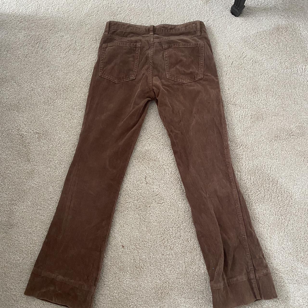 brandy Melville brown corduroy flare trousers. great... Depop