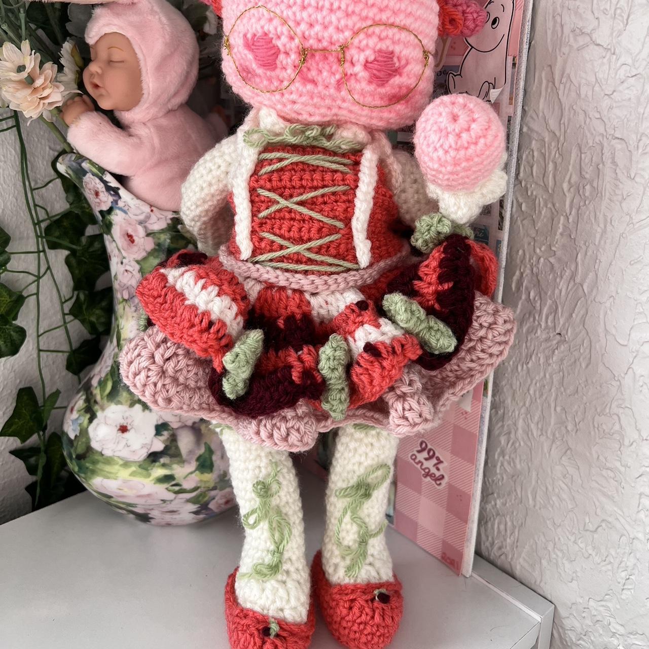 Pink and Red Stuffed-animals | Depop