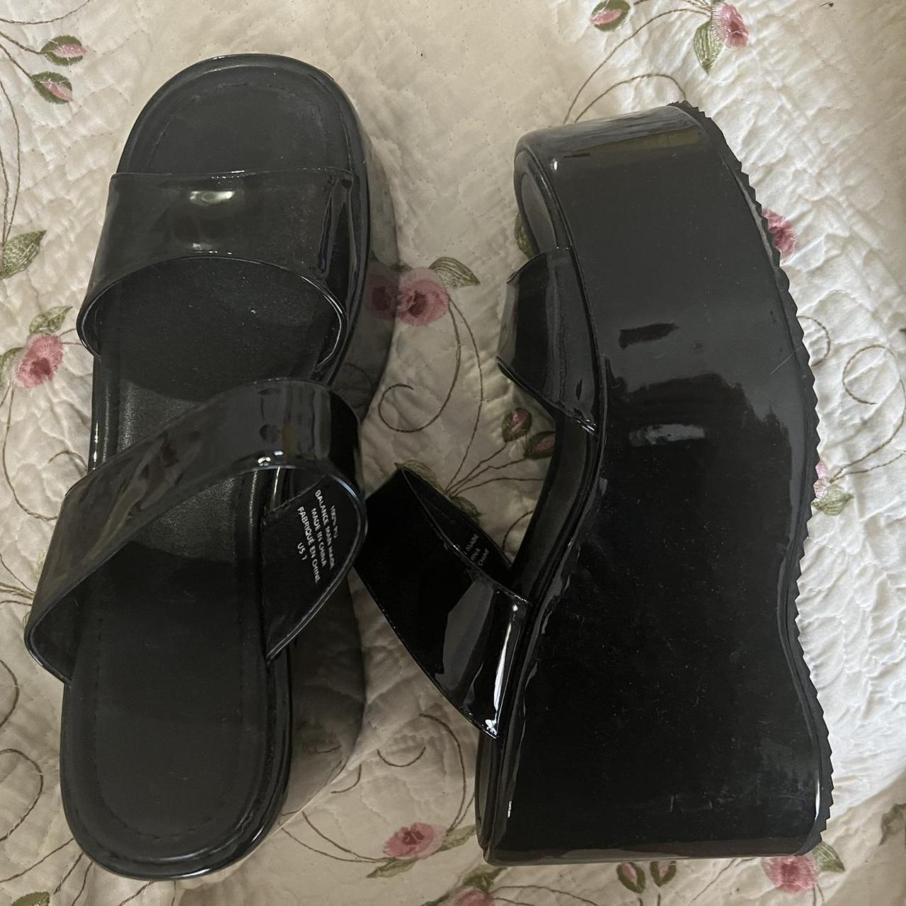 Unif Platform Sandals 𖦹 Size 7 Only Wore Depop