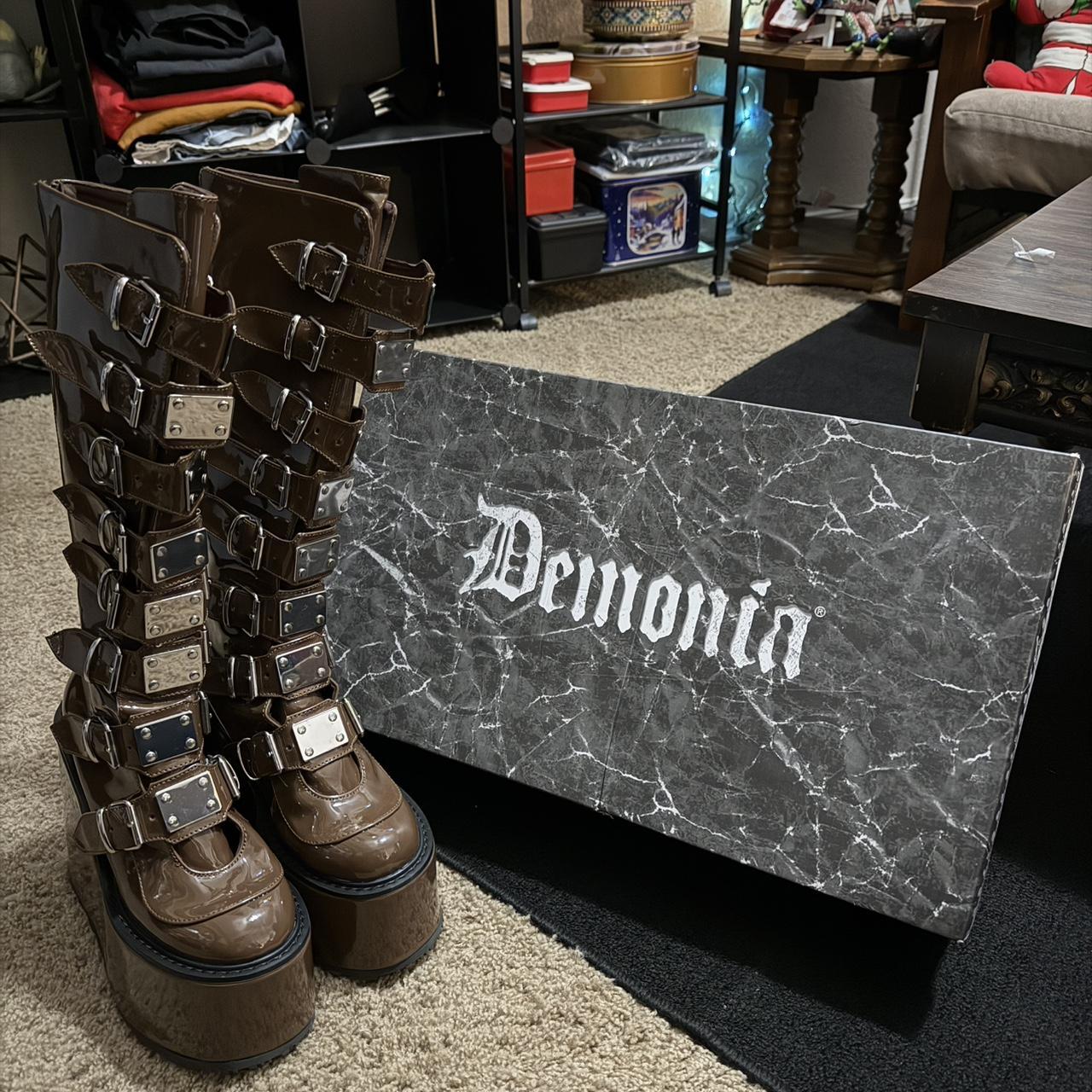 Demonia Women's Platform Boots - Brown/Tan - US 9… - image 3