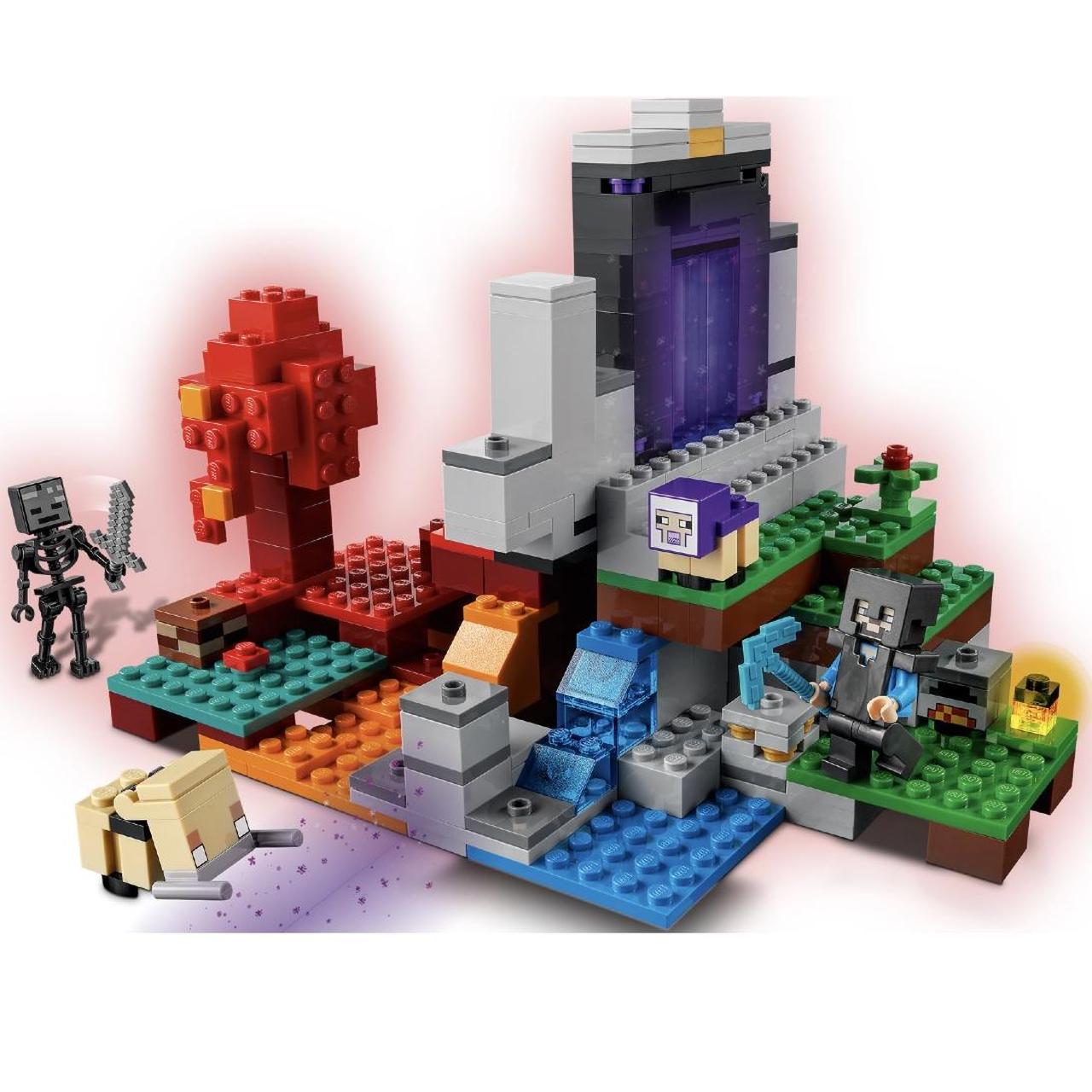 LEGO Minecraft The Ruined Portal 21172 building kit... - Depop