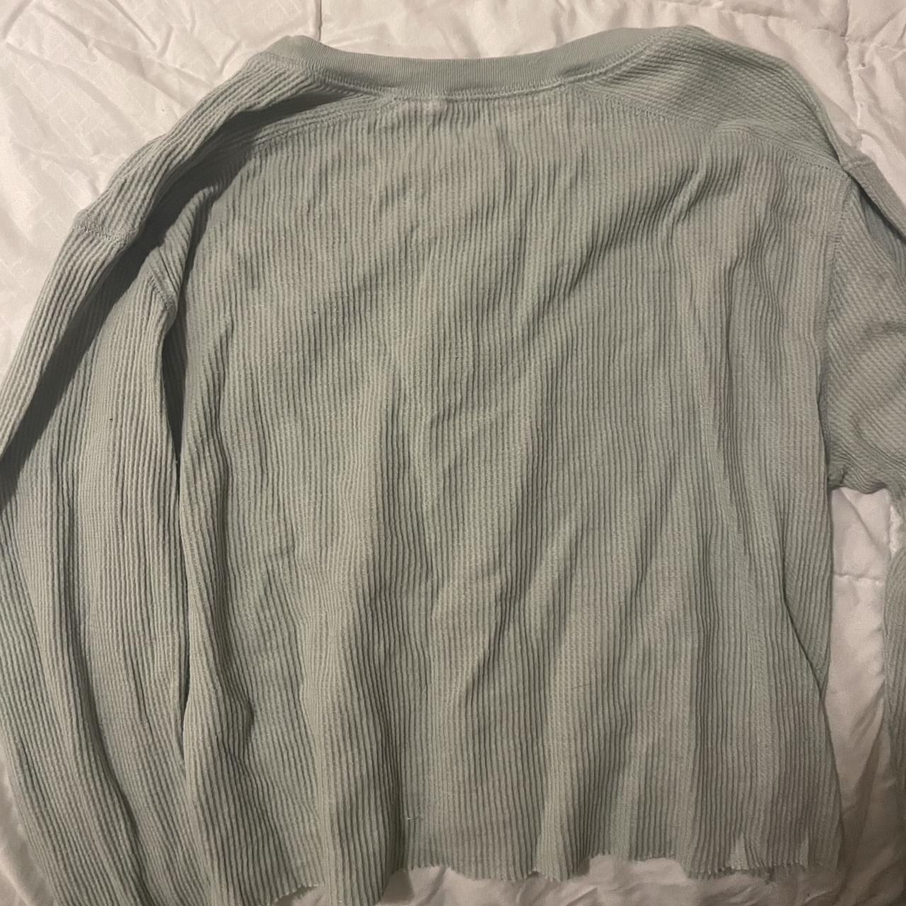 pacsun mint green henley size: small super cute... - Depop