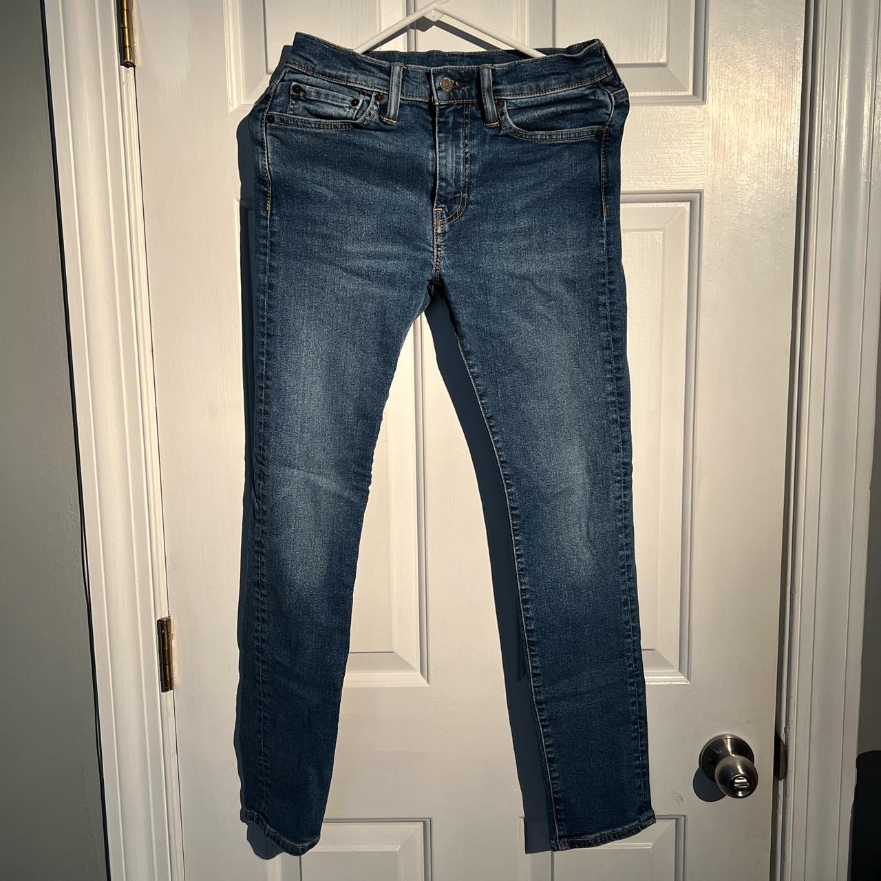 Navy Levi 510 jeans. 28 waist 30 length. In great... - Depop