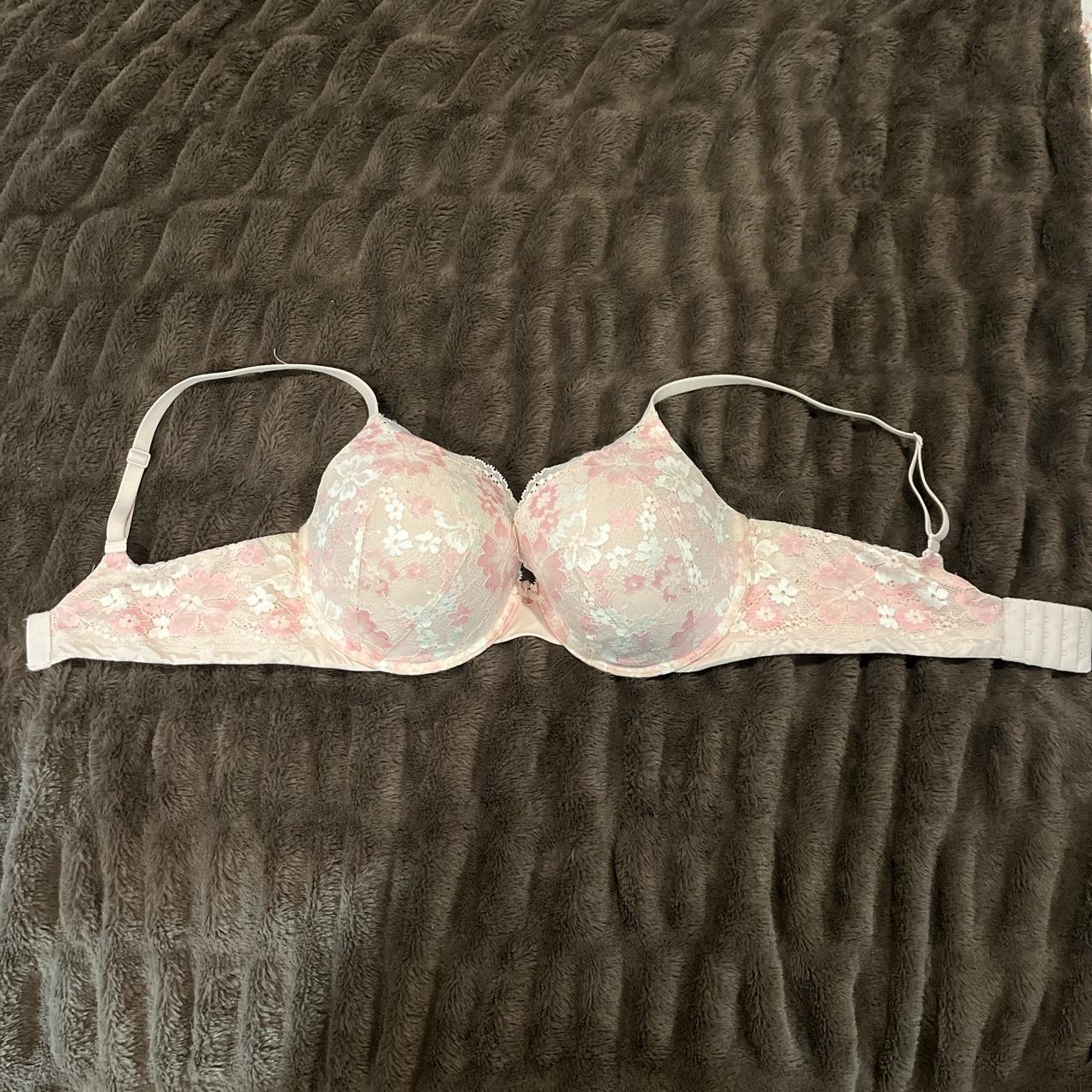 VS body by VICTORIA push up bra NEW 36dd pink floral