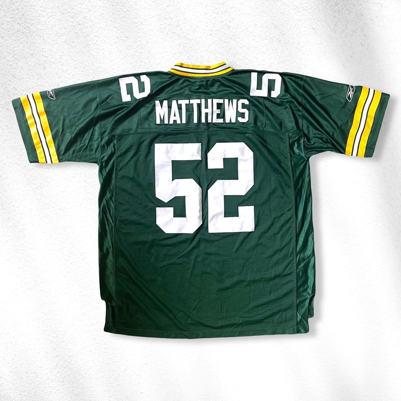 Buy the NFL Men White #52 Matthews Packers Jersey L