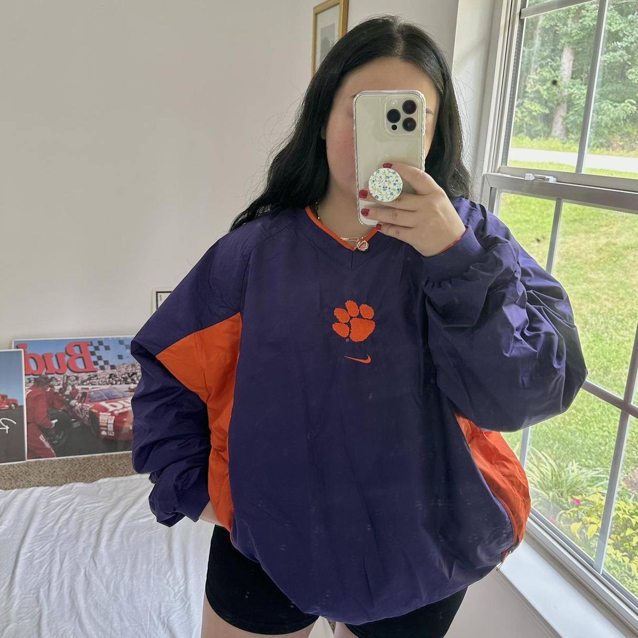 clemson nike windbreaker