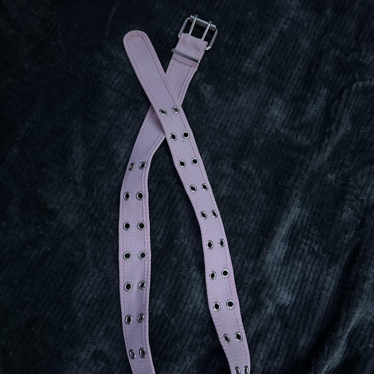 Light Pink Belt Hot Topic Size M Length 42’ Open to... Depop