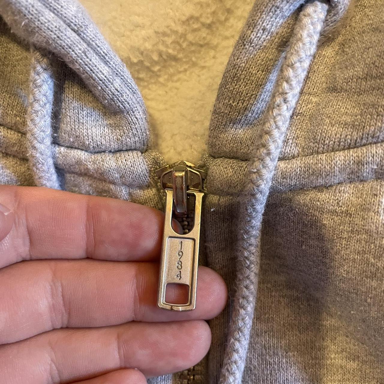 brandy melville oversized christy hoodie zip - Depop