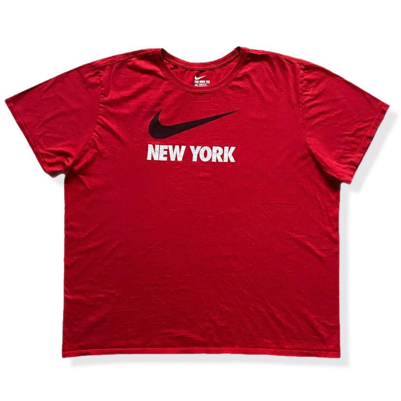 solar red nike shirt
