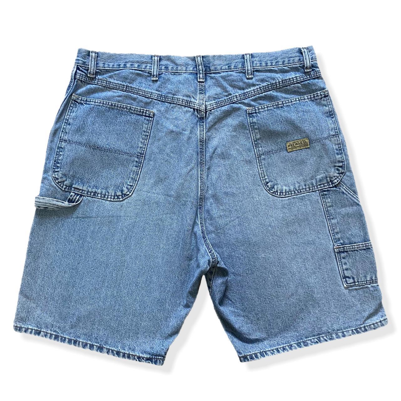 Wrangler Shorts 👼🏻 Wrangler Blue Denim Carpenter... - Depop