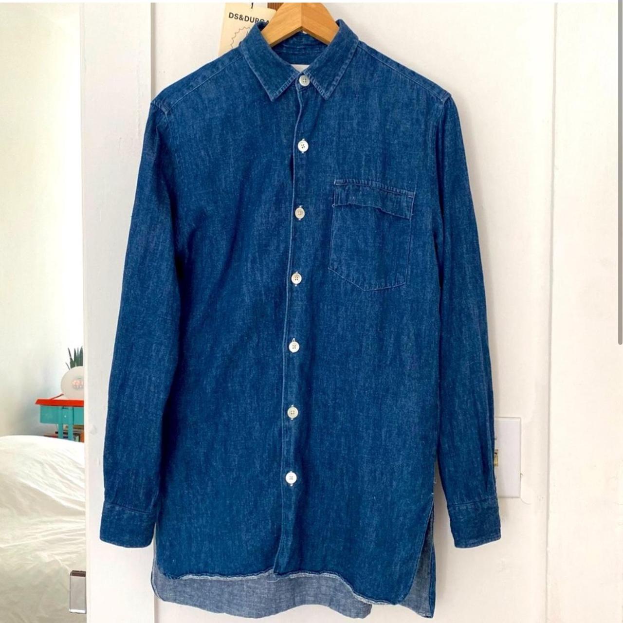 Indigo Our Legacy Denim Shirt Our Legacy – Half Zip Shirt