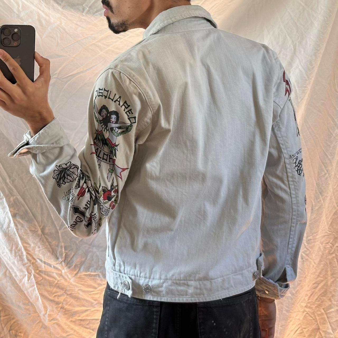 Dsquared2 Men's Lightweight Jacket - Multi/Grey -… - image 4