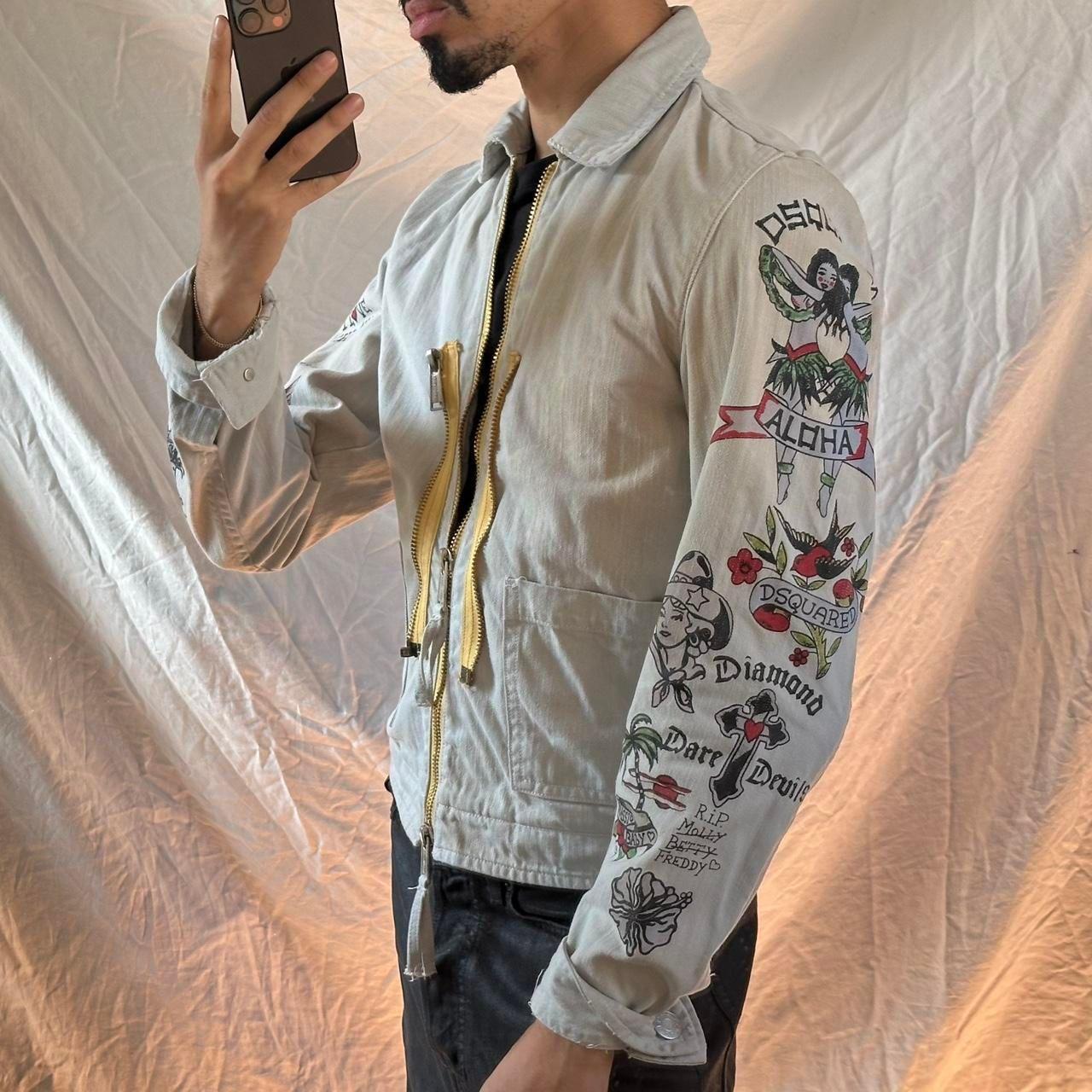 Dsquared2 Men's Lightweight Jacket - Multi/Grey -… - image 3