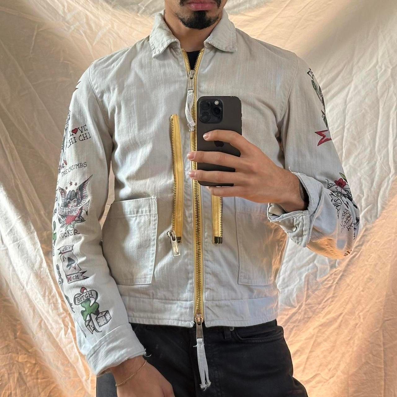 Dsquared2 Men's Lightweight Jacket - Multi/Grey -… - image 1