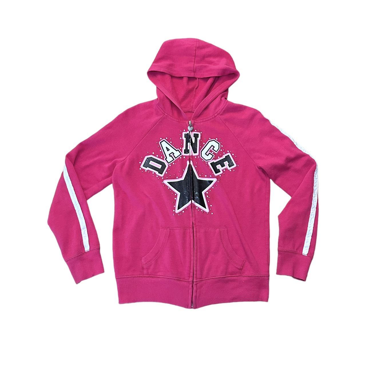 New Unisex Dallas Cowboys Hoodie Hot Pink Sweatshirt size XL Rhinestones