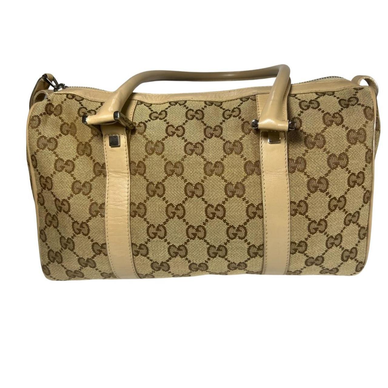 Gucci Brown Multi Canvas & Leather Handbags