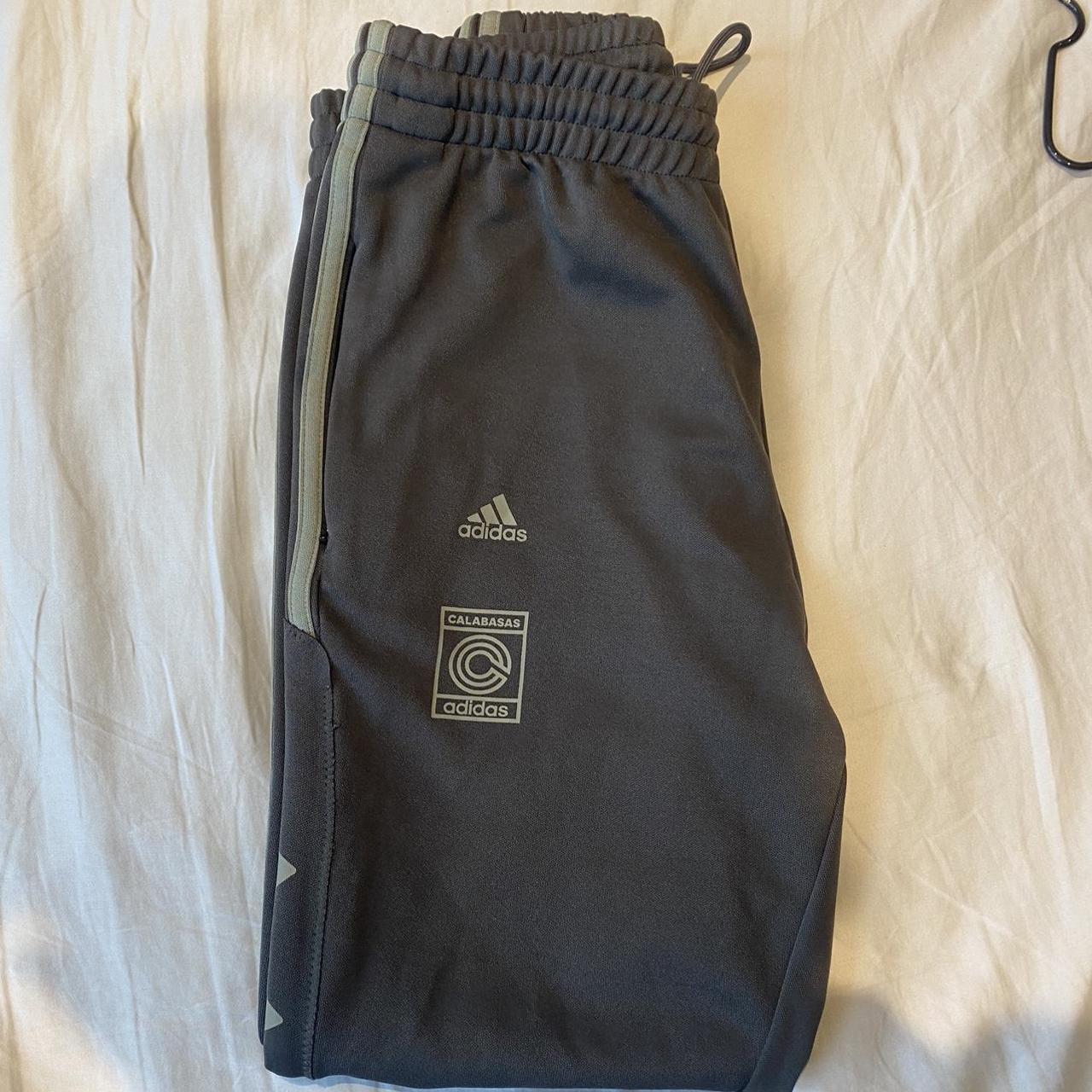 Adidas Yeezy Calabasas Track Pants. Ink/Wolves Size... Depop