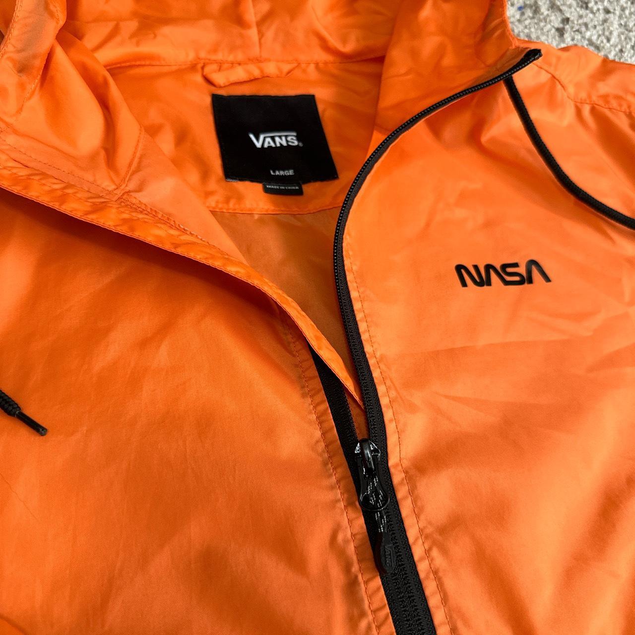 Vans nasa hot sale jacket orange